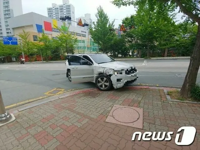事故後車を捨て逃走した男を逮捕、飲酒運転の疑い＝韓国（提供:news1）
