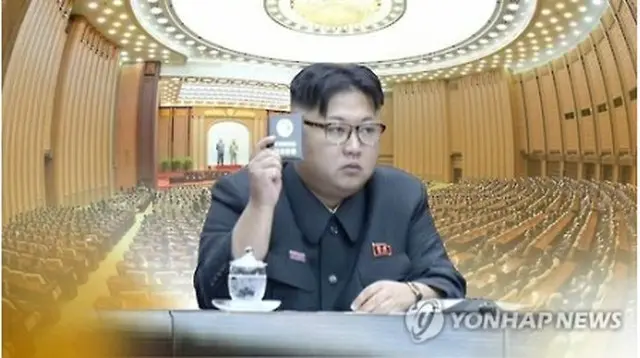 金正恩委員長＝（聯合ニュースTV）