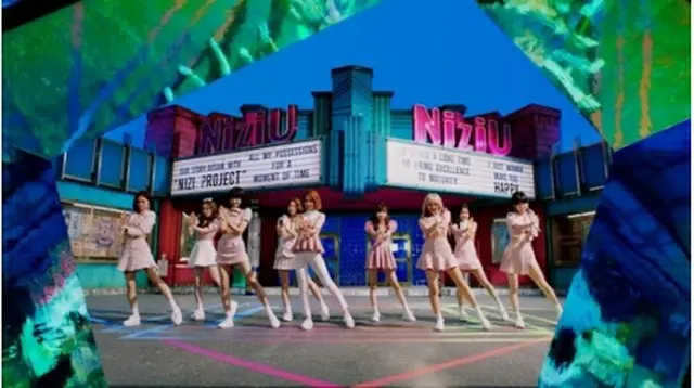 「Make　you　happy」ミュージックビデオのワンシーン（JYPエンターテインメント提供）＝（聯合ニュース）≪転載・転用禁止≫