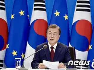 文大統領、EUの原点“石炭鉄鋼共同体”を強調…「朝鮮半島の平和願う我々も共感」＝韓・EU首脳会談