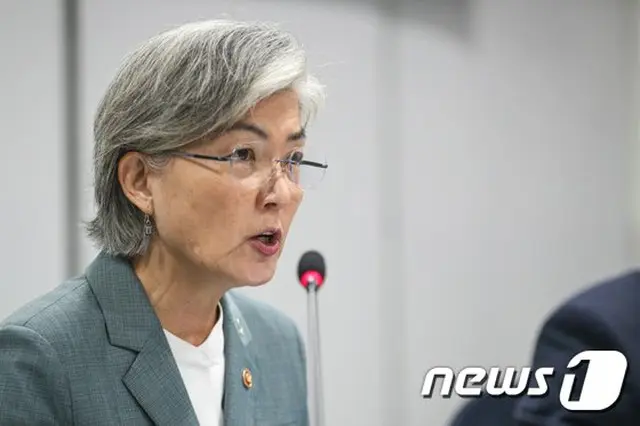 韓国の康京和 外相は朝鮮半島情勢について「北朝鮮との対話再開のために絶え間なく努力をしている」と語った（提供:news1）