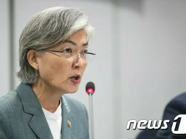 韓国の康京和 外相は朝鮮半島情勢について「北朝鮮との対話再開のために絶え間なく努力をしている」と語った（提供:news1）