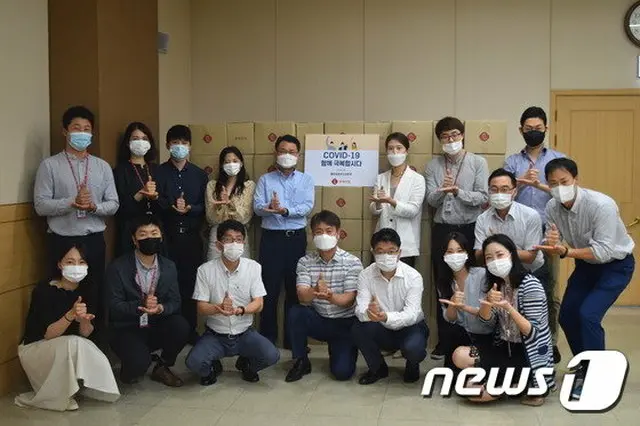 ロッテ建設、協力会社にマスク5万5000枚を伝達＝韓国（提供:news1）