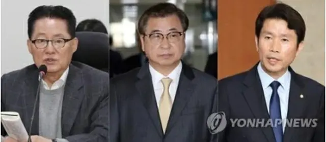 左から朴智元氏、徐薫氏、李仁栄氏（資料写真）＝（聯合ニュース）