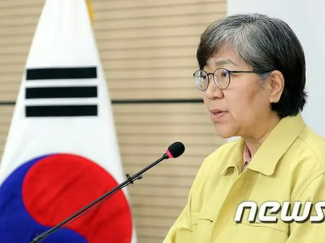 韓国中央防疫対策本部のチョン・ウンギョン（鄭銀敬）本部長（提供:news1）
