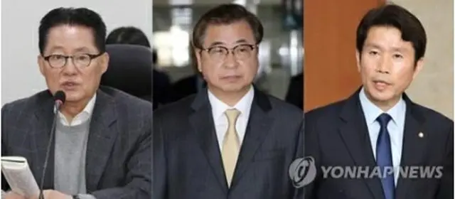 左から朴智元氏、徐薫氏、李仁栄氏（資料写真）＝（聯合ニュース）