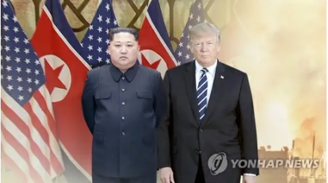 北朝鮮の金正恩（キム・ジョンウン）委員長（左）とトランプ米大統領＝（聯合ニュース）