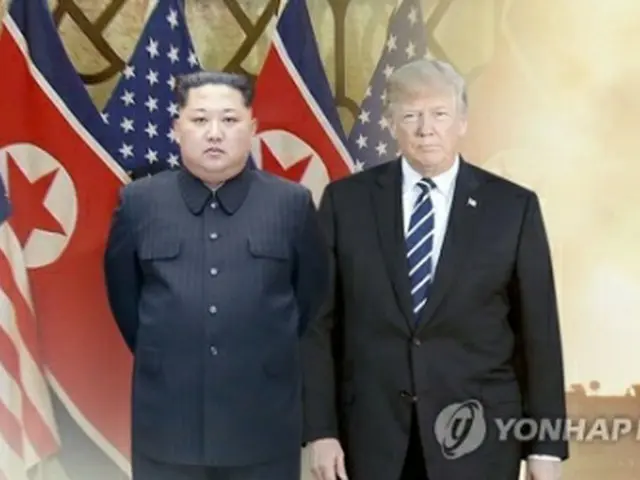 北朝鮮の金正恩（キム・ジョンウン）委員長（左）とトランプ米大統領＝（聯合ニュース）