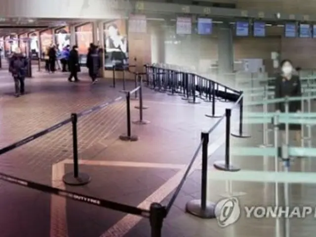 空港や街で外国人観光客の姿が見られなくなった（コラージュ）=（聯合ニュースTV）