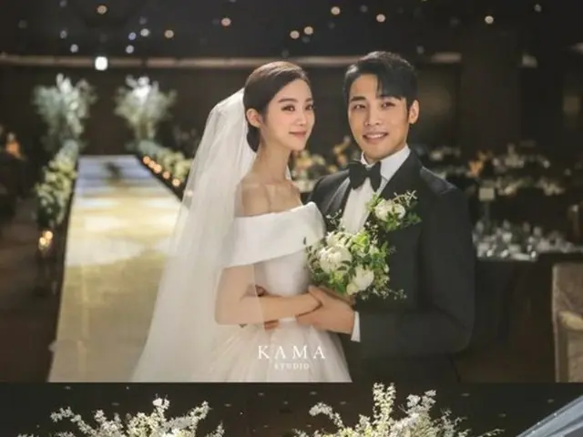 元「Wonder Girls」ヘリム＆シン・ミンチョル、結婚式の写真を公開（提供:OSEN）