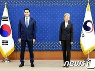 康京和長官、ウズベキスタン副首相と会談…コロナウイルス感染症の拡大以後、初の外国高官訪韓