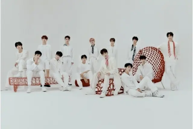 SEVENTEEN（所属事務所提供）＝（聯合ニュース）≪転載・転用禁止≫