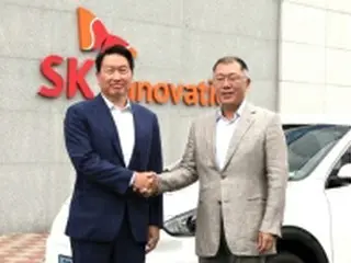 現代自・ＳＫトップが会合　ＥＶバッテリー巡る協力議論