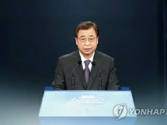 青瓦台の国家安保室長に就任した徐薫氏＝（聯合ニュースＴＶ）