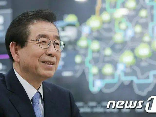 韓国のパク・ウォンスン(朴元淳)ソウル市長(提供:news1)