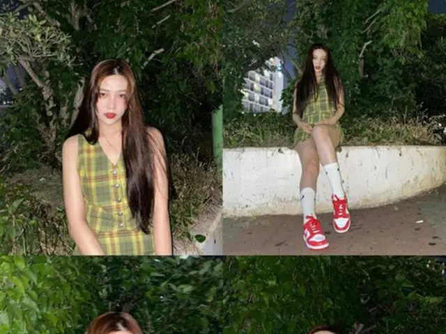 パク・ミョンス、ジョイ（Red Velvet）のSNSにコメント…「私が撮ってあげないと」（提供:OSEN）