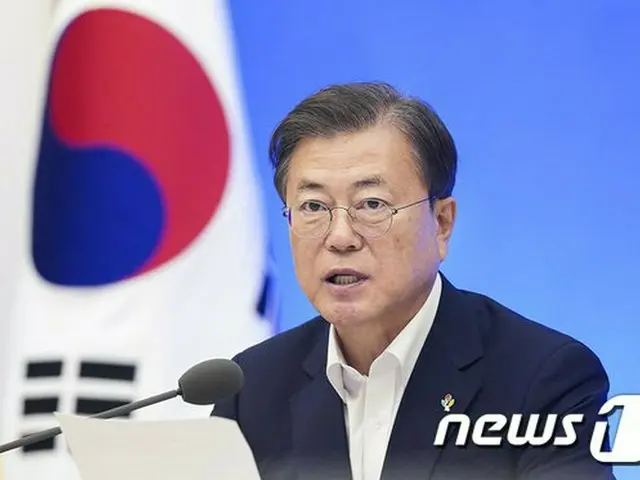 韓国の文在寅大統領は「韓国版ニューディールは“大韓民国大転換宣言”、“大韓民国の新たな100年の設計”だ」と宣言した（提供:news1）