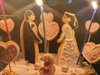 女優チャ・イェリョン、夫チュ・サンウクから花束＋ケーキのプレゼントに感動 「感謝しかない、一人だけの夫」