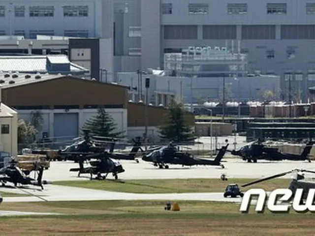 韓国の平澤にある在韓米軍基地（提供:news1）