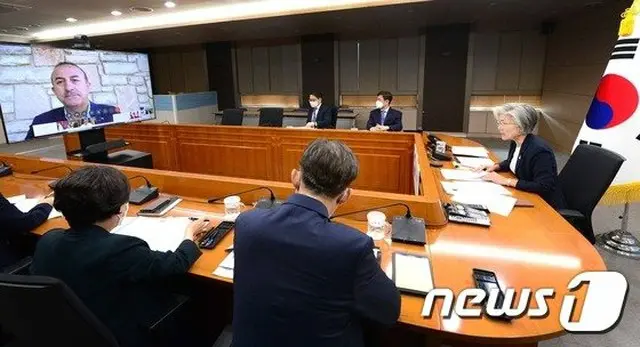 韓国、メキシコ、インドネシア、トルコ、オーストラリアなどの5か国の外相たちが17日 TV会議を開いた（提供:news1）