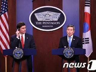 エスパー米国防相「在韓米軍の撤退指示、下したことはない」…「年末、中国訪問を希望」