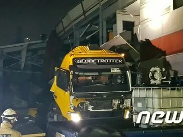 仁川でタンクローリー爆発事故＝死傷者9人に（提供:news1）
