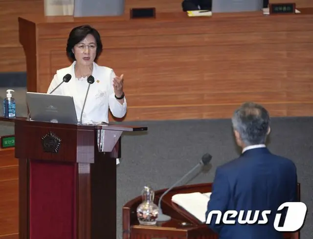 韓国の法務部長官「韓東勳検事長、捜査が終われば次は監察」（提供:news1）