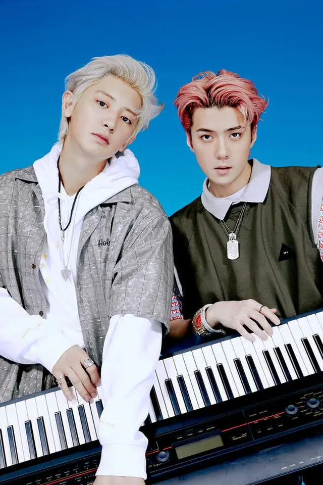 「EXO」SEHUN＆CHANYEOL（EXO-SC）がガオンチャート2冠王に上がった。（提供:OSEN）