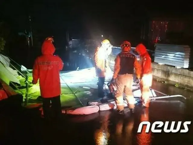 江原道の豪雨・強風被害相次ぐ、浸水・崩壊など約70件＝韓国（提供:news1）