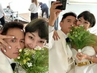 女優ピョン・ジョンス、結婚25周年を迎えもう一度着るウェディングドレス…「お疲れ様！」