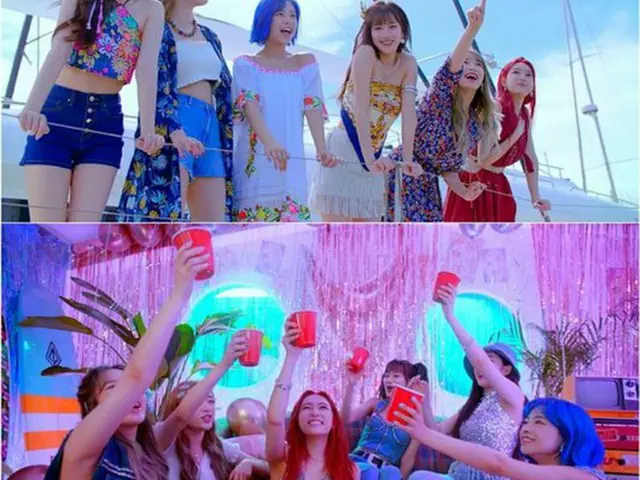「APRIL」の特別な夏の色でFINEAPPLE（ファン）を訪れた。（提供:OSEN）