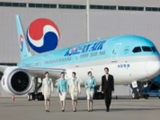 大韓航空　「旅行者が選んだ世界の航空会社」で3位