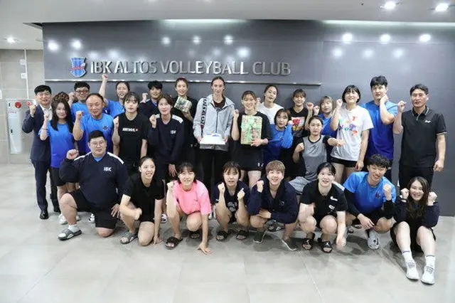 ＜女子バレー＞韓国IBK企業銀行の外国人選手ラザレワ、自主隔離後30日にチーム練習に合流（提供:news1）