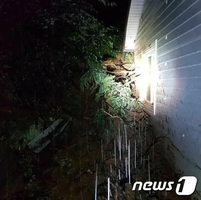 江原道で最高179.1ミリの豪雨、被害相次ぐ＝韓国（提供:news1）
