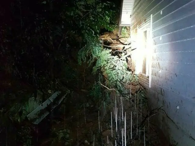 江原道で最高179.1ミリの豪雨、被害相次ぐ＝韓国（提供:news1）