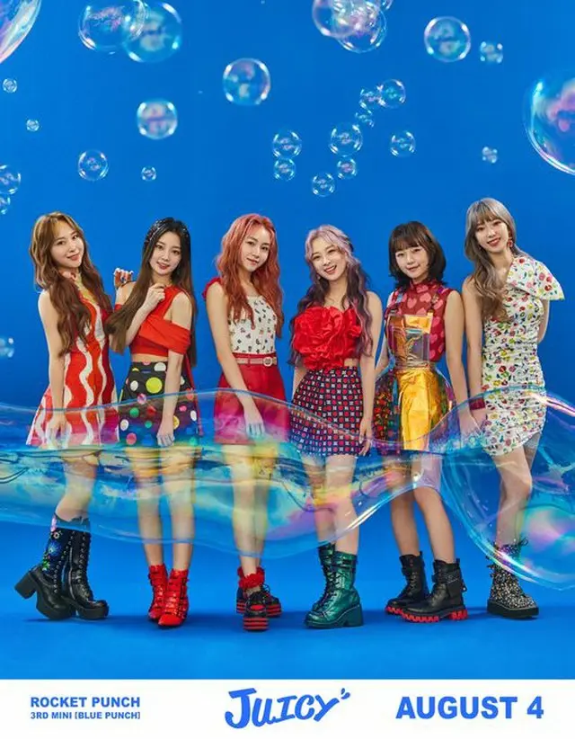 「Rocket Punch」の第三のパンチ、「BLUE PUNCH」公開が一日後に迫ってきた。（提供:OSEN）