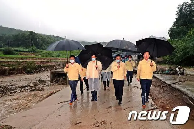 中央災難安全対策本部、集中豪雨に備え危機警報の‘深刻’を発令＝韓国（提供:news1）