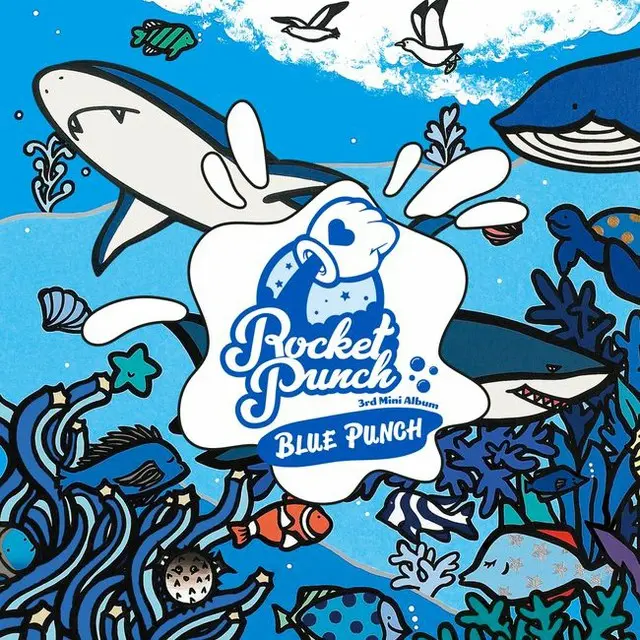 歌謡界を青く染める「Rocket Punch」の「BLUE PUNCH」が公開される。（提供:OSEN）