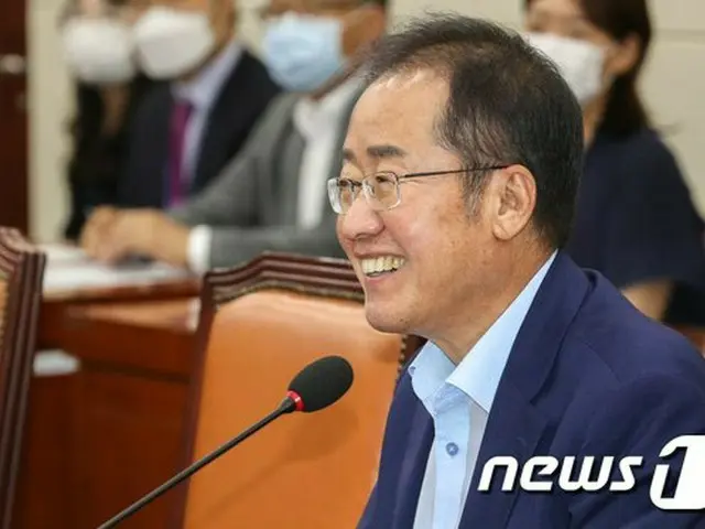 韓国の元野党代表であったホン・ジュンピョ（洪準杓）議員（提供:news1）