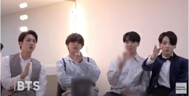 予告映像に登場したBTS（サムスン電子ユーチューブより）＝（聯合ニュース）≪転載・転用禁止≫