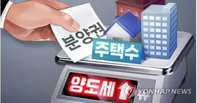 韓国政府は不動産対策を推進している（イラスト）＝（聯合ニュース）