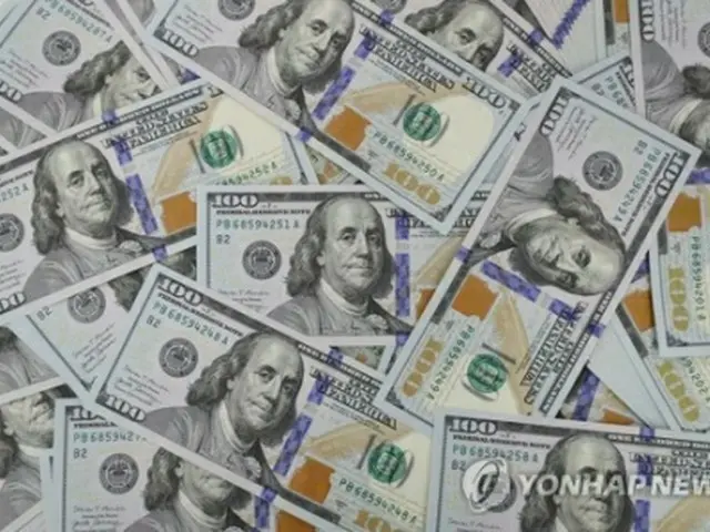 米ドル紙幣（資料写真）＝（聯合ニュース）