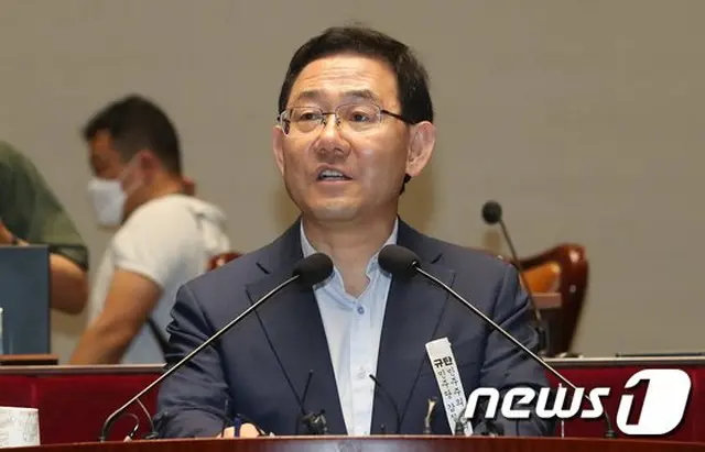 韓国の保守系最大野党“未来統合党”のチュ・ホヨン院内代表（提供:news1）