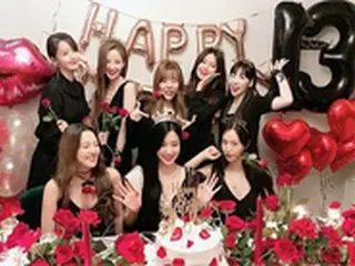 「少女時代」メンバーら、デビュー13周年を祝う