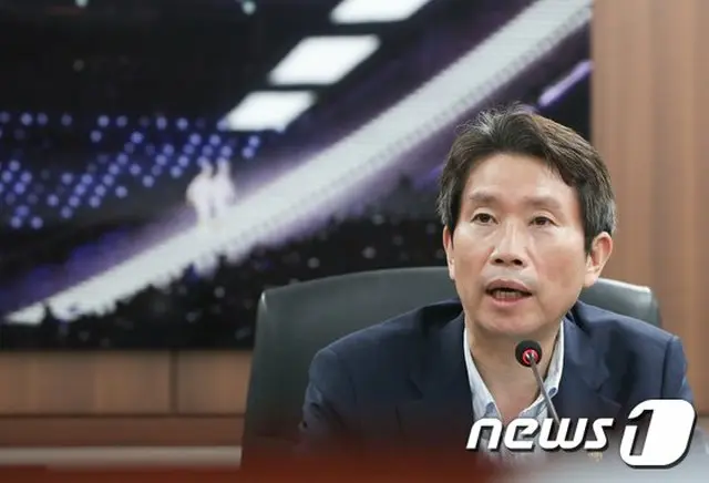 韓国のイ・イニョン（李仁栄）統一相（提供:news1）