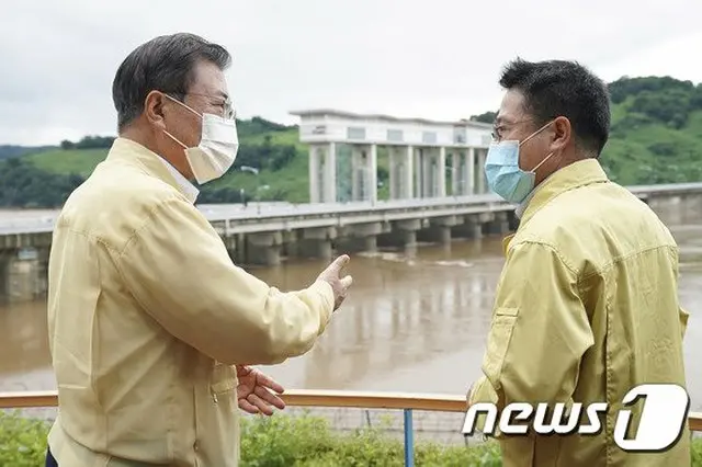 文大統領、きょう（7日）京畿・忠北・忠南を「特別災害地域」指定へ（画像:news1）