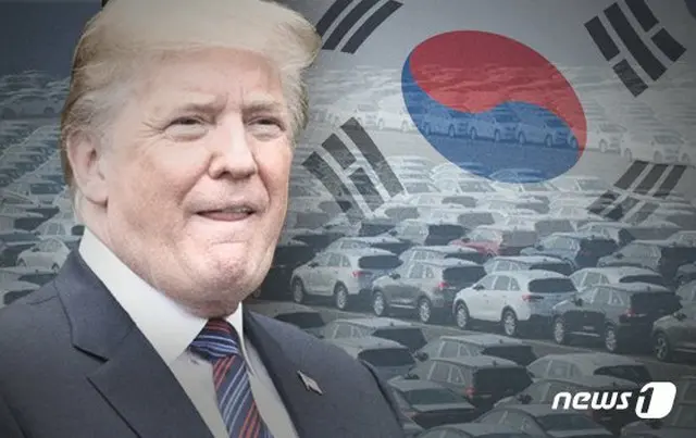 トランプ米国大統領は6日（現地時間）、韓国との自由貿易協定（FTA）の“改定”を自身の経済的治績として誇示した（提供:news1）