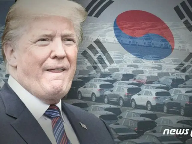 トランプ米国大統領は6日（現地時間）、韓国との自由貿易協定（FTA）の“改定”を自身の経済的治績として誇示した（提供:news1）