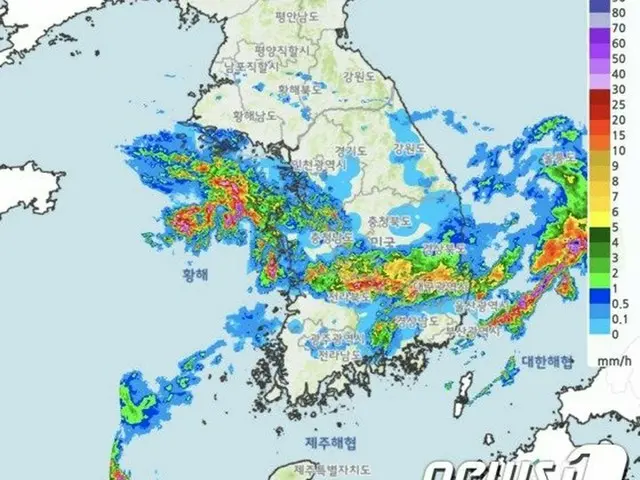 ソウルにも豪雨注意報発令＝韓国気象庁（提供:news1）