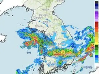 ソウルにも豪雨注意報発令＝韓国気象庁